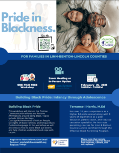 Pride in Blackness Family Flyer